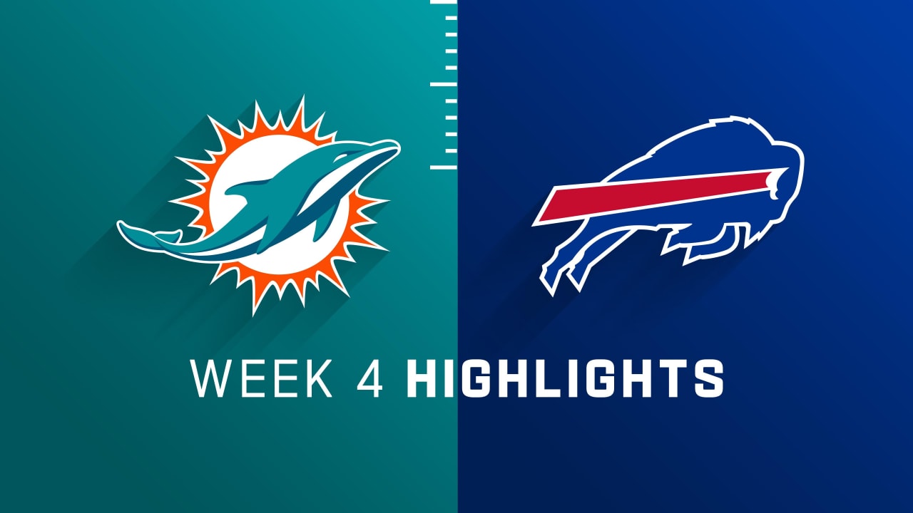 Miami Dolphins vs. Buffalo Bills highlights Week 4
