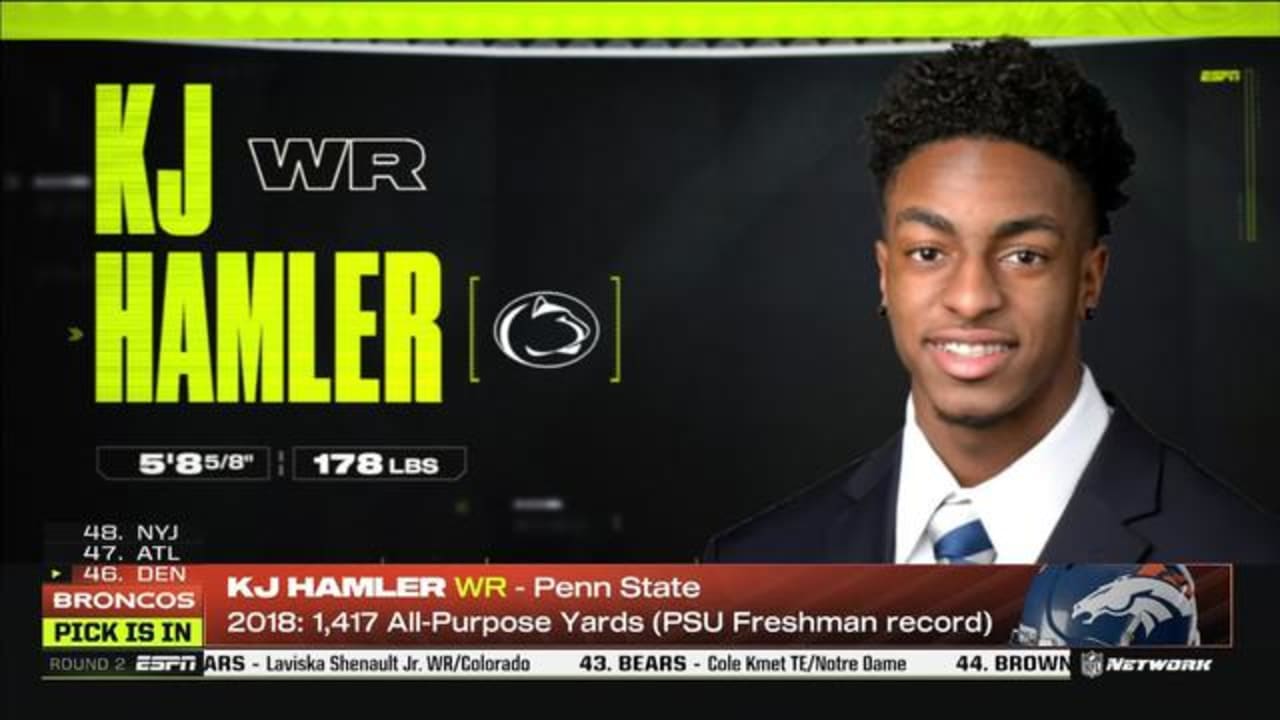 KJ Hamler Drafted by Denver Broncos in the Second Round - Black