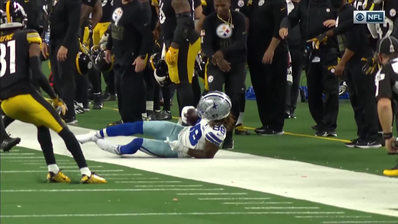 Watch: Cowboys' Lamb toe-tap leads to Maher thumbing nose at interfering  refs