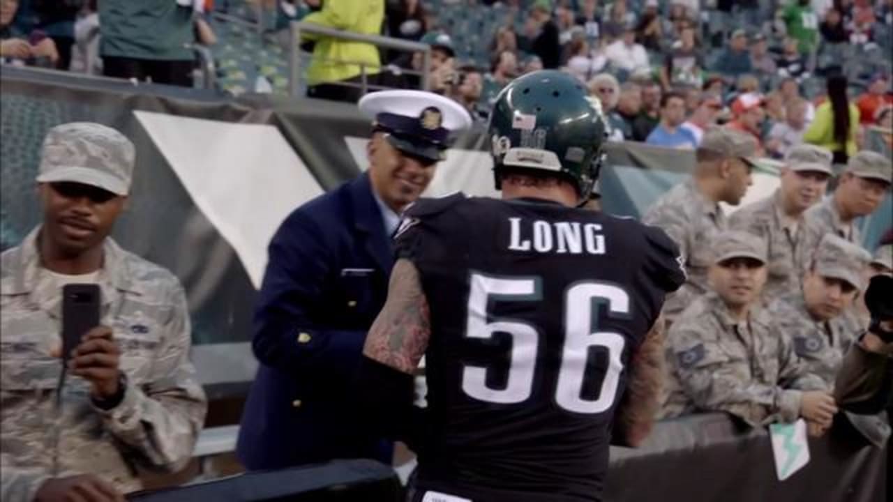 Defensive end Chris Long fits right in with the Patriot Way