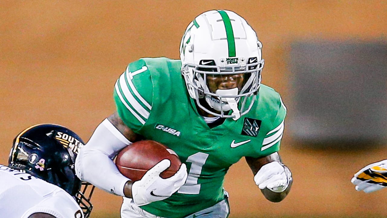 NFL draft: Bucs trade up for North Texas WR Jaelon Darden in 4th round