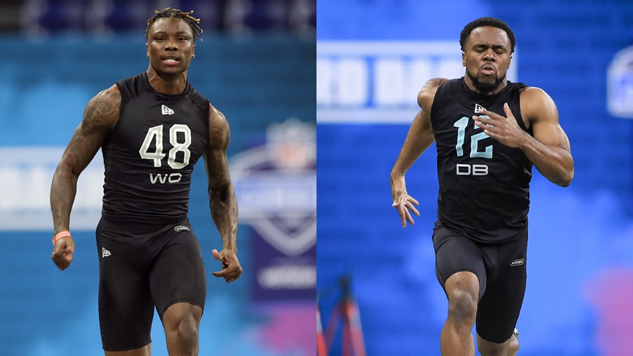 5 fastest 40-yard dash times from WRs at NFL Combine