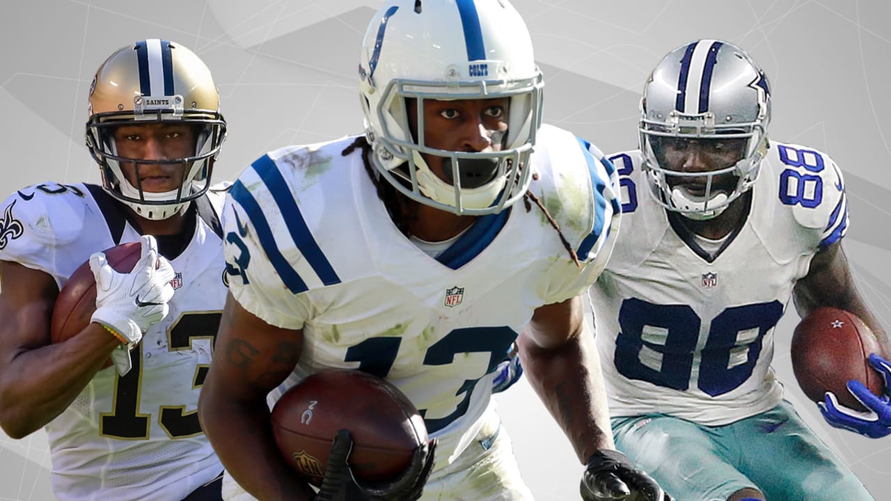 Wide receiver target distribution for all 32 teams