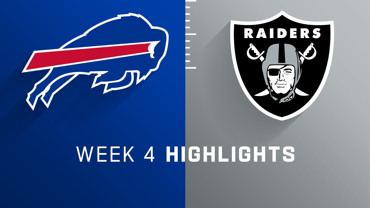 Buffalo Bills vs. Las Vegas Raiders highlights Week 4