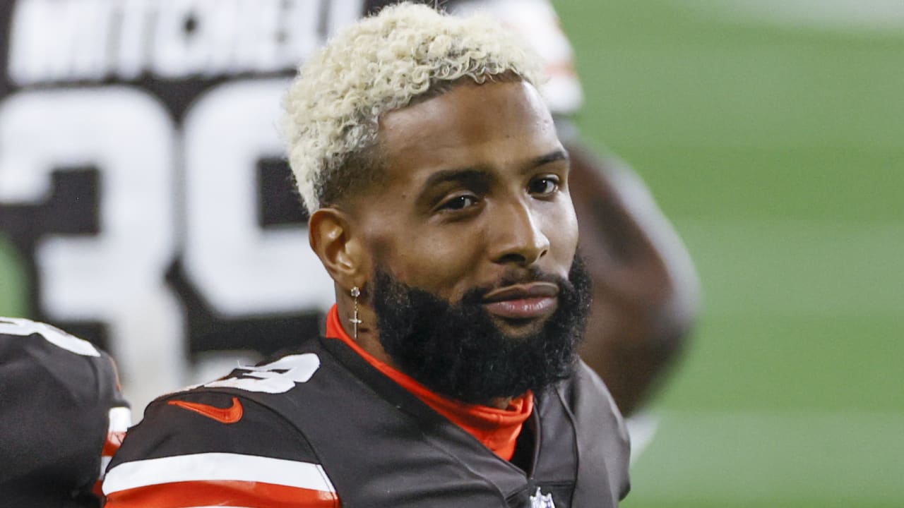 The Odell Beckham Jr. Cleveland Browns jerseys have dropped online 