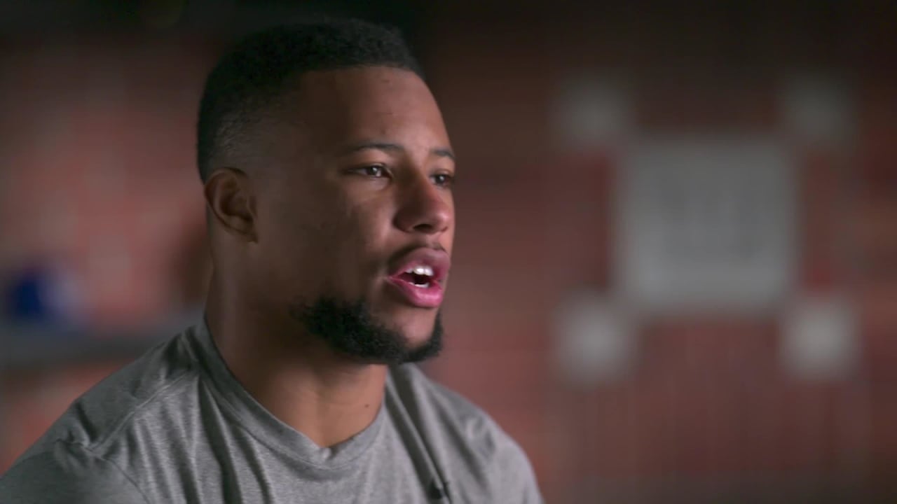 New York Giants running back Saquon Barkley supports unhoused population  through Covenant House