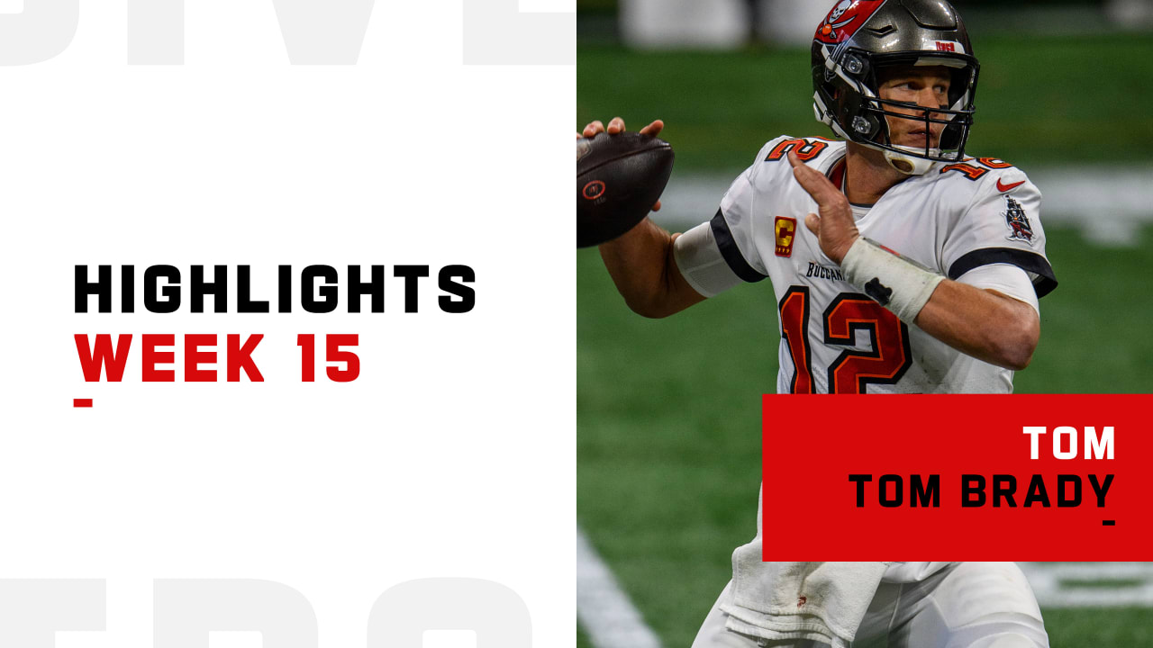 Tampa Bay Buccaneers quarterback Tom Brady's best passes from 390yard game Week 15