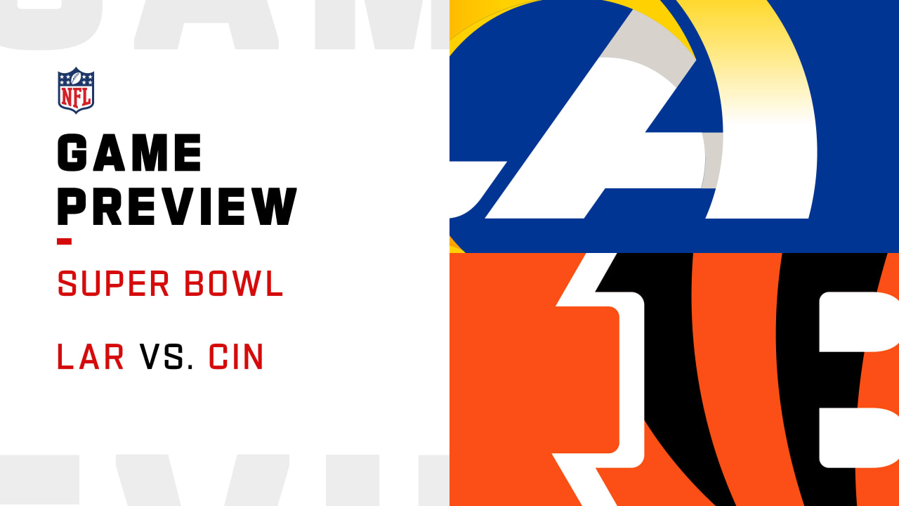 Super Bowl LVI: Los Angeles Rams vs. Cincinnati Bengals by the numbers