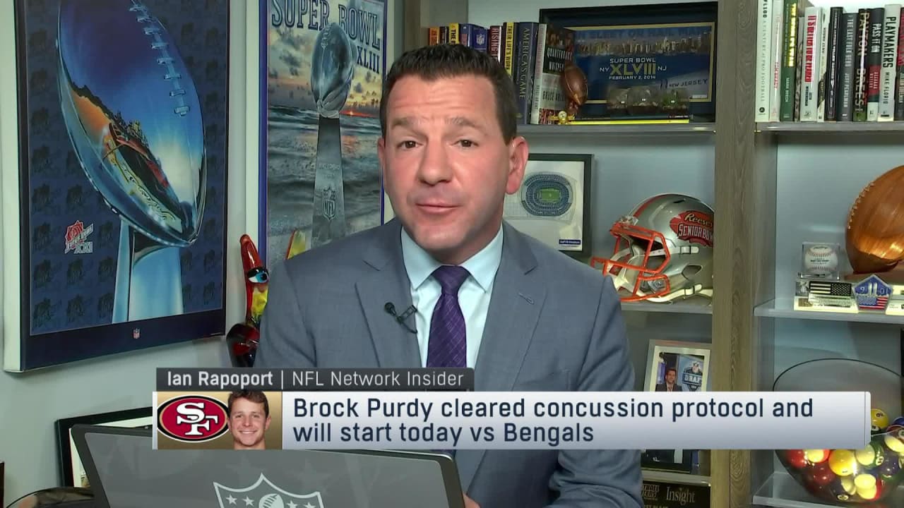 NFL Network Insider Ian Rapoport: 49ers QB Brock Purdy cleared ...