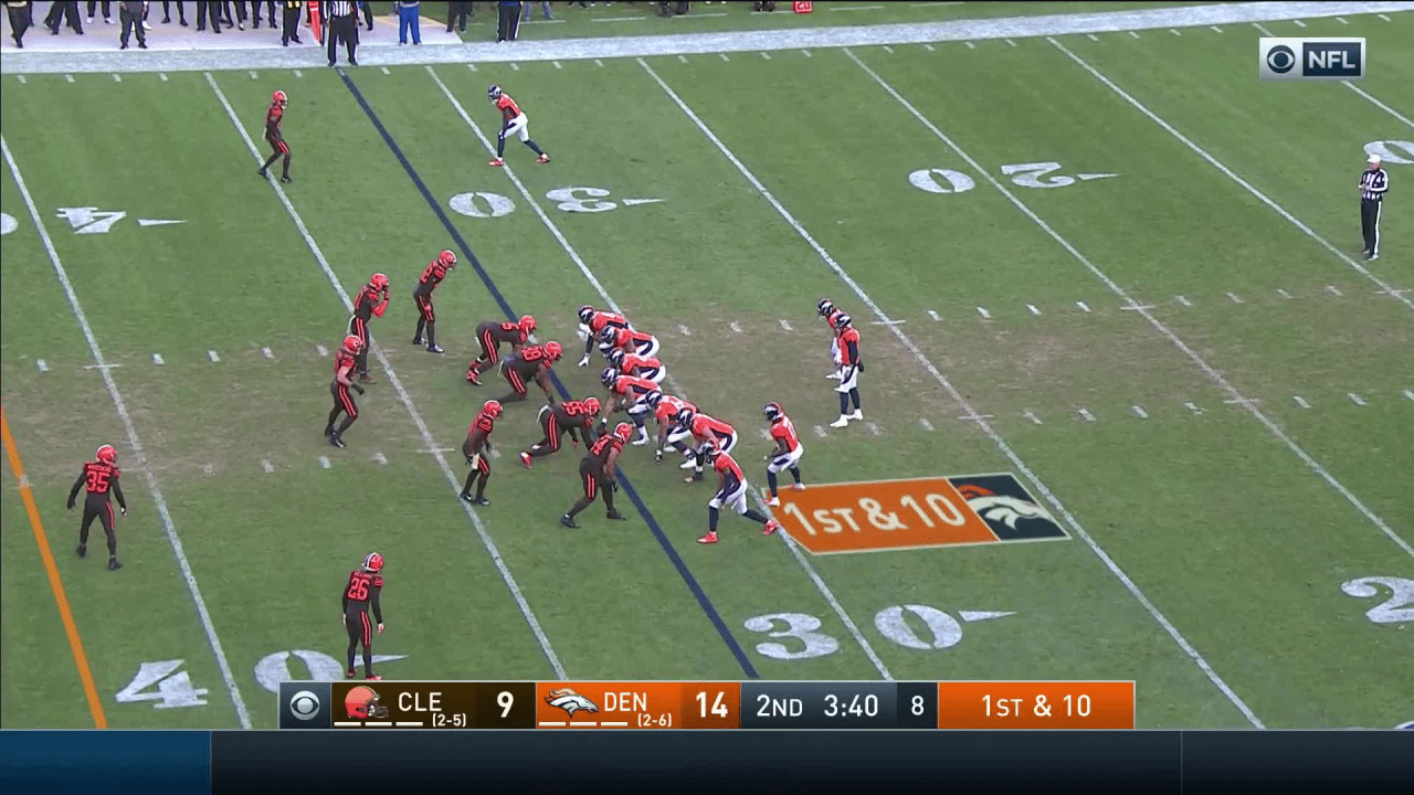 Phillip Lindsay sprints for blazingfast 40yard dash