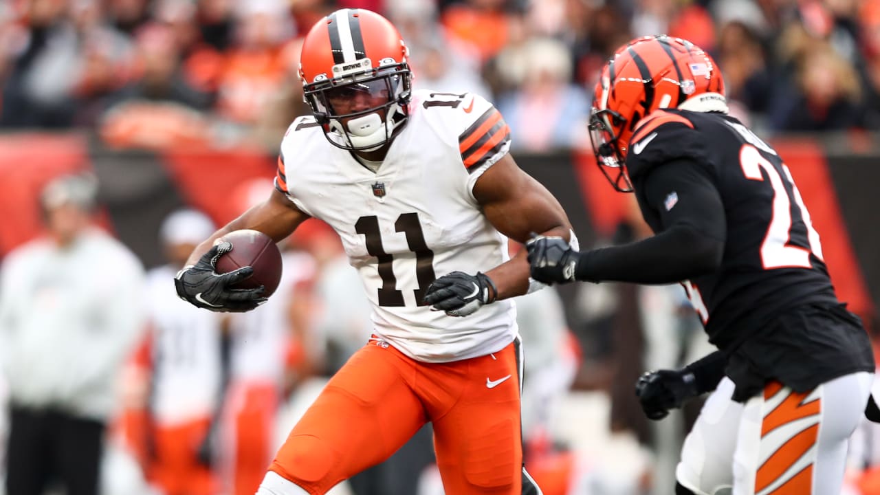 Donovan Peoples-Jones Cleveland Browns Game-Used #11 Brown Jersey vs. Las  Vegas Raiders on December 20 2021