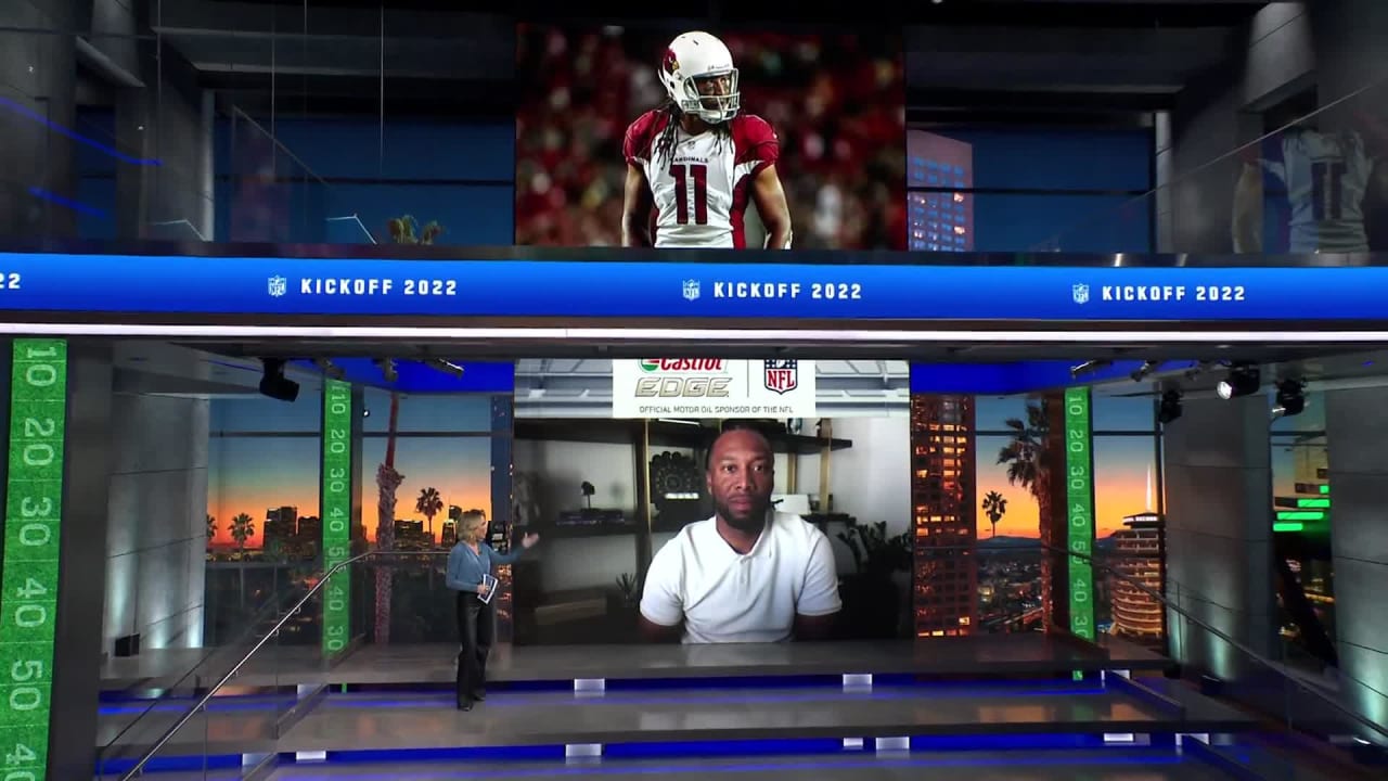 Larry Fitzgerald joins Kickoff 2022 to talk Bills-Rams, Chiefs-Cardinals and more