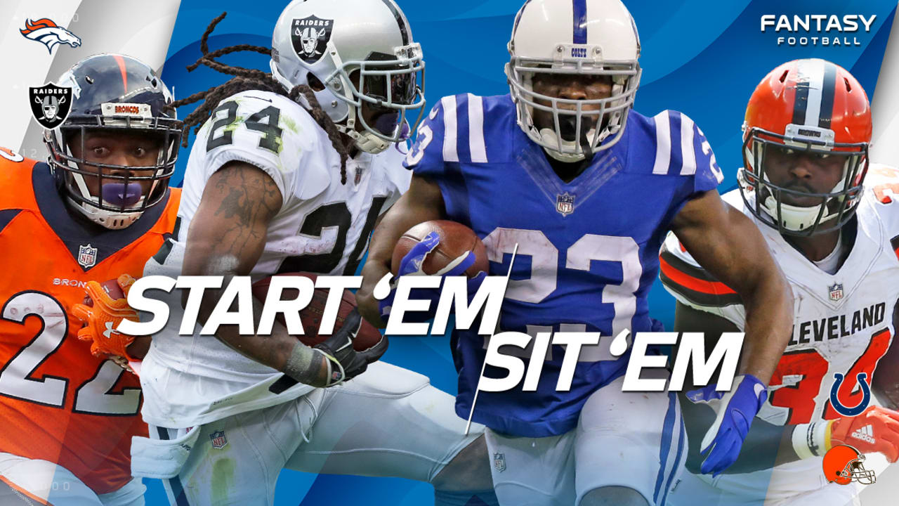 Start 'Em, Sit 'Em Week 6 Running backs