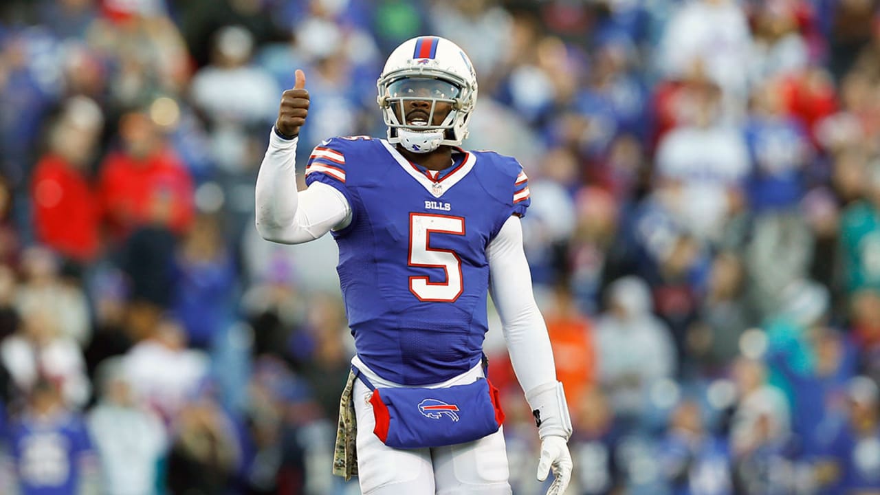 Comparing Tyrod Taylor's passing history to games against Oakland