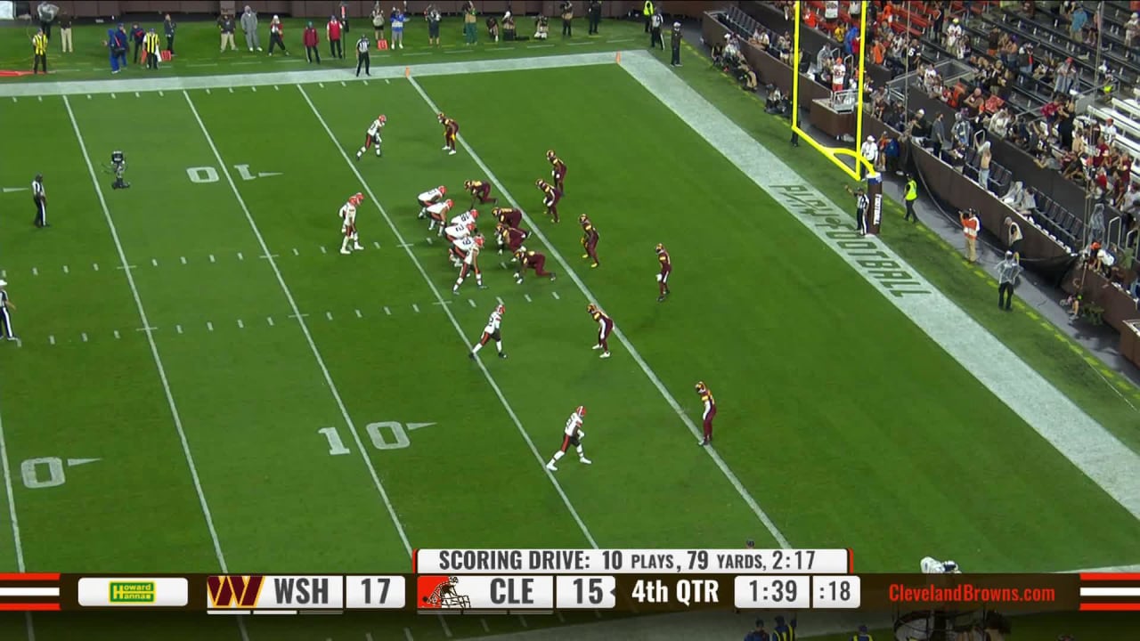 Cleveland Browns win, help eliminate Washington Commanders