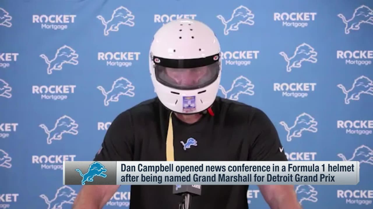 Detroit Lions' Dan Campbell's news conference: Watch replay