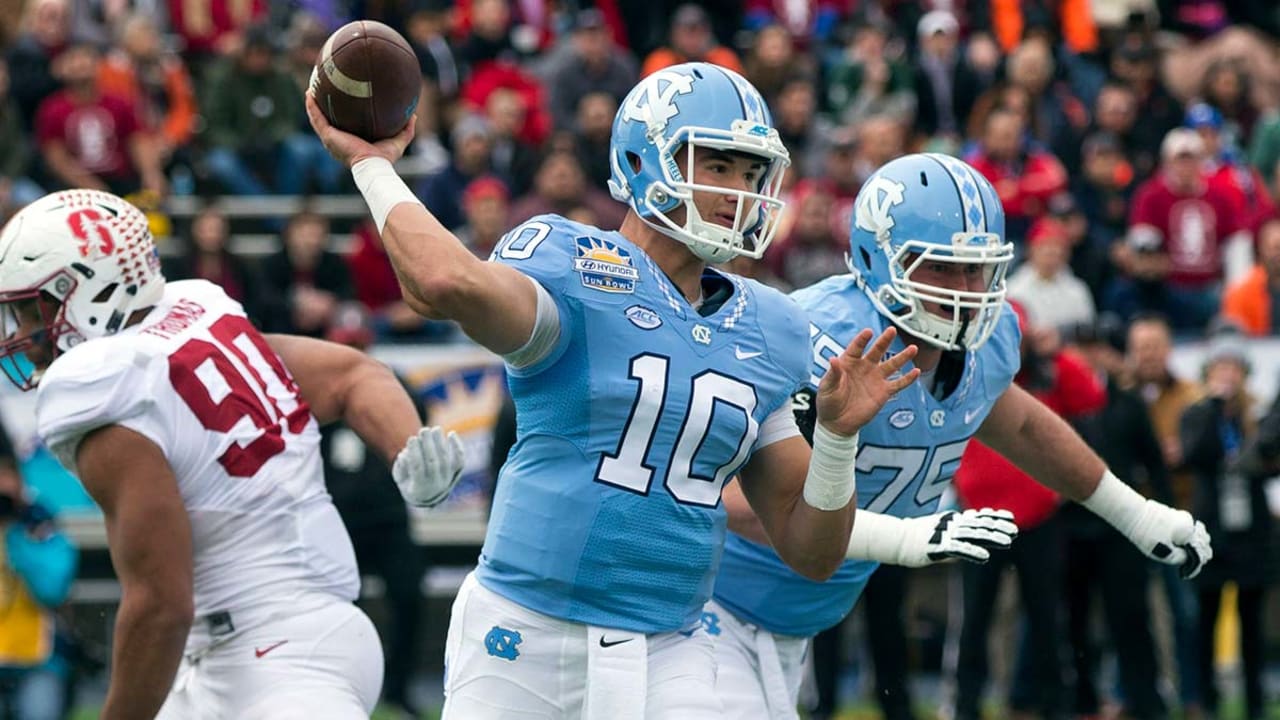 SEASON-TICKET Mitch Tribusky BILLS STEELERS BEARS North Carolina TAR-HEELS