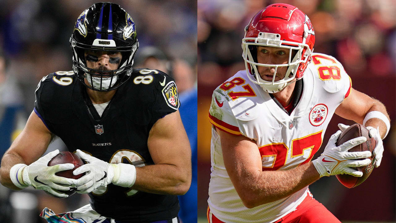 Tight end rankings for top 32 NFL TEs heading into 2022 led by Travis Kelce  and Mark Andrews