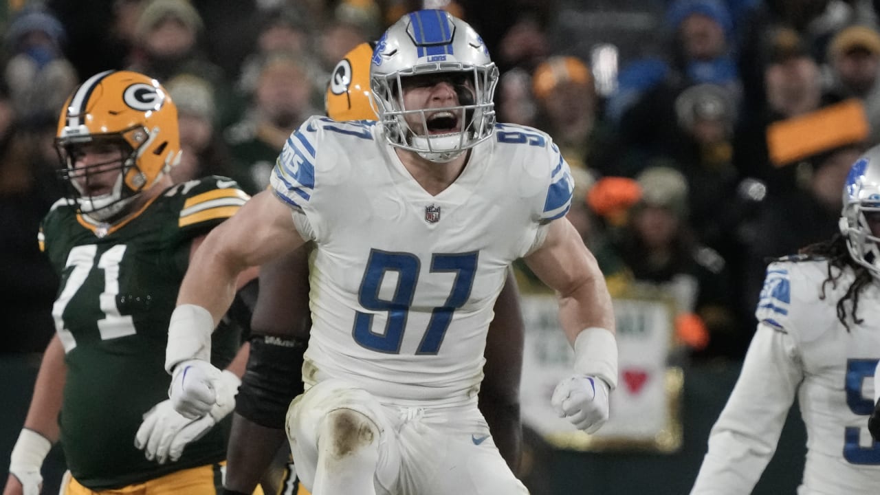 Detroit Lions Aidan Hutchinson Top 100 best players in the