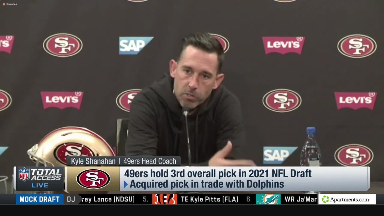 Bleacher Report on X: Kyle Shanahan finally drafts his QB 