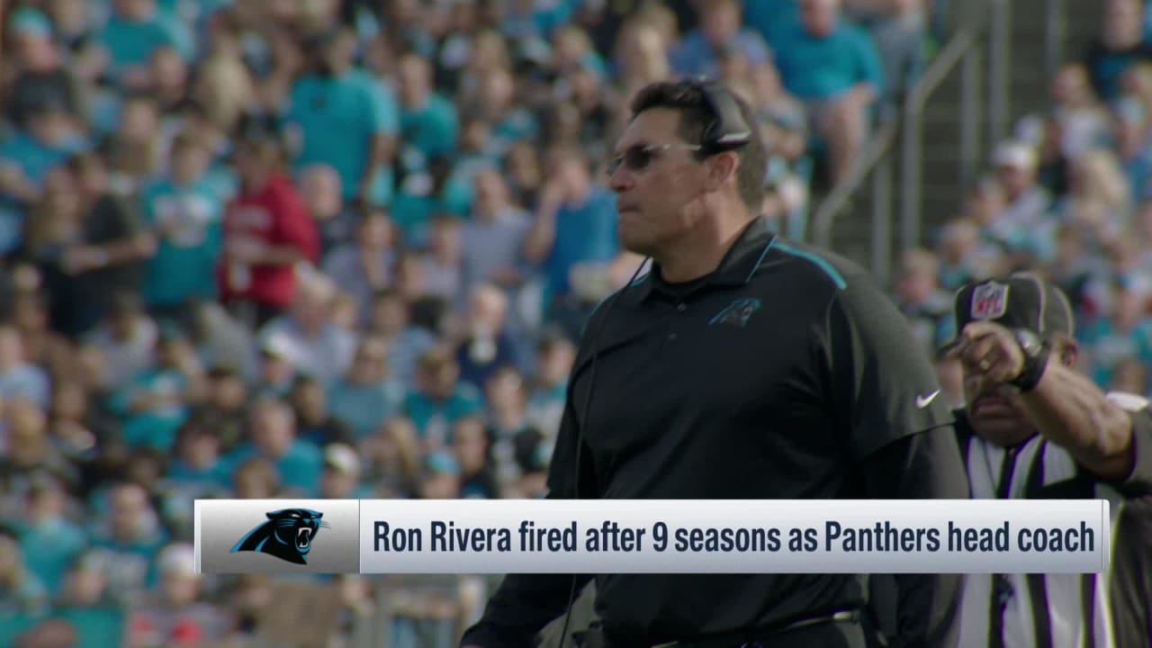 Carolina Panthers fire Ron Rivera 