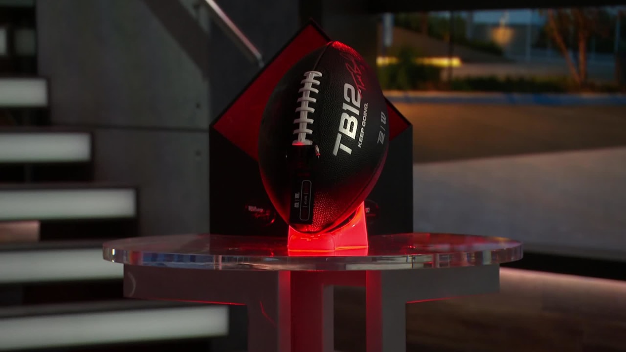 TB12 collaborates with Wilson for limited edition footballs.