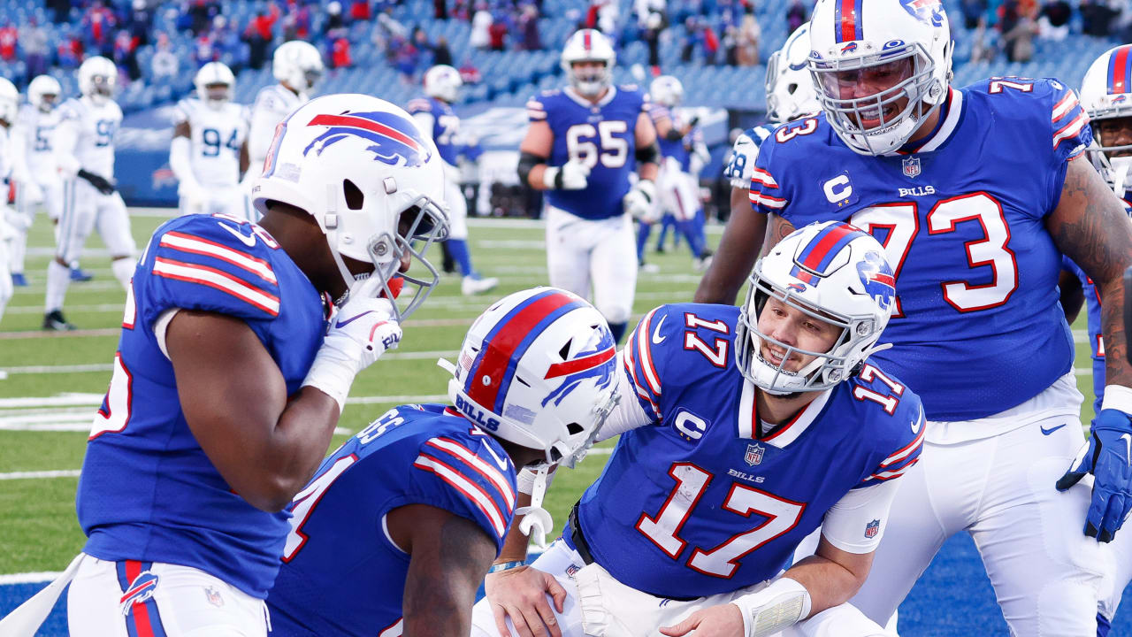 Propelled by the strong arm and fleet feet of quarterback Josh Allen, the B...