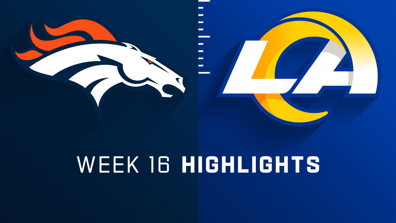 Denver Broncos vs. Los Angeles Rams highlights