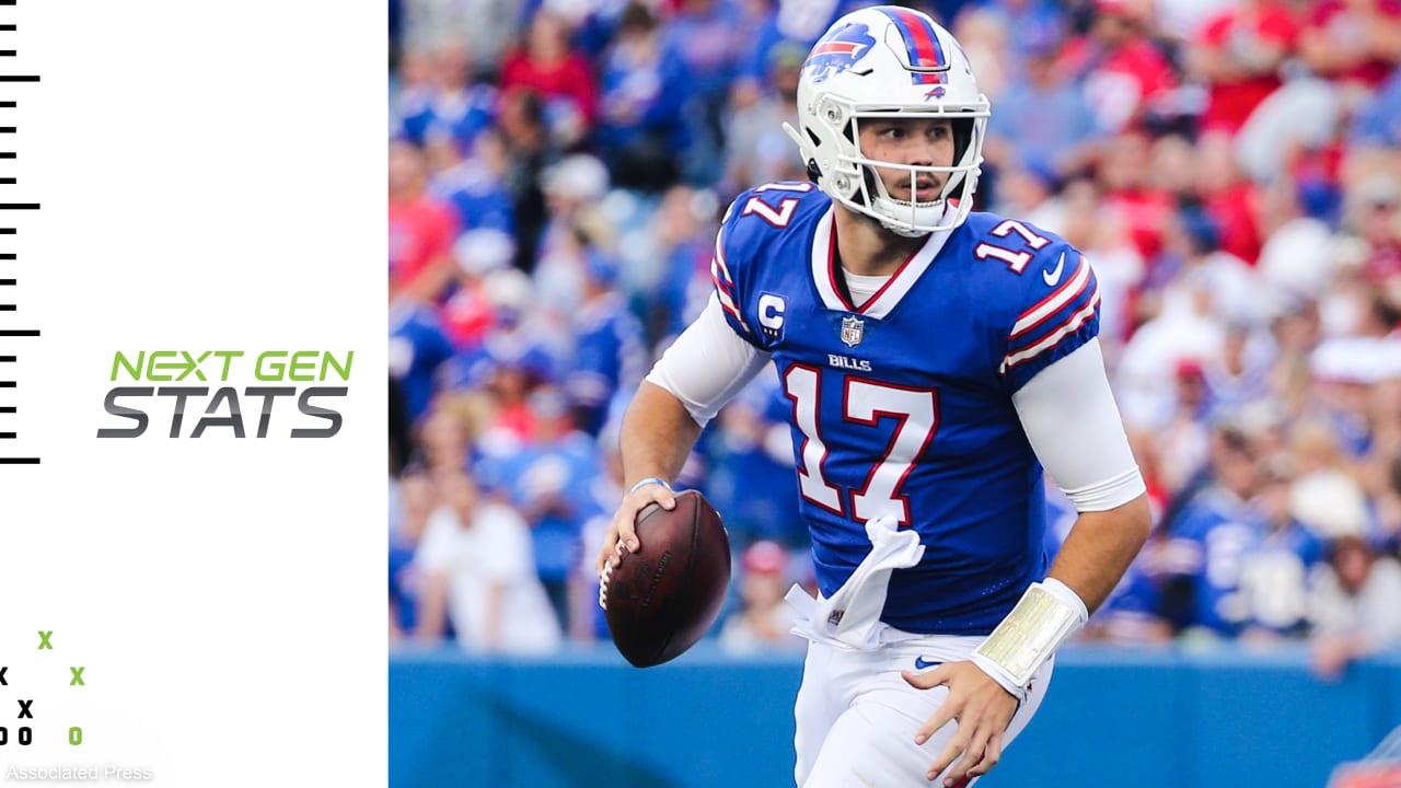 Next Gen Stats: Buffalo Bills quarterback Josh Allen's 3 most