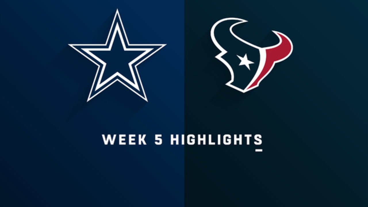 Cowboys vs. Texans Week 5 Highlights