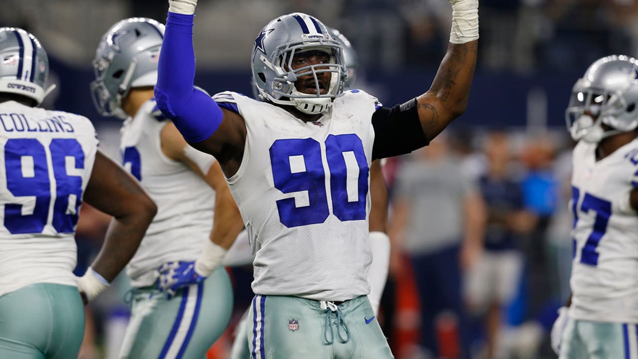 Download Demarcus Lawrence No. 90 Dallas Cowboys Wallpaper