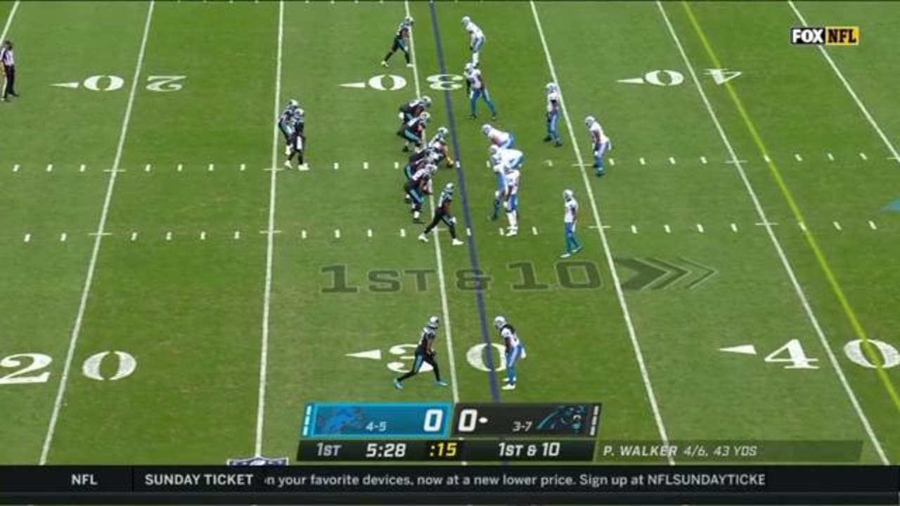 NFL: Carolina Panthers' P.J. Walker finds D.J. Moore with spectacular Hail  Mary pass