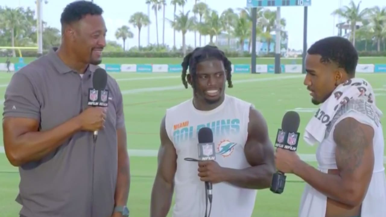 Miami Dolphins wide receiver Tyreek Hill: Miami Dolphins wide receiver Jaylen  Waddle and I are fastest WR duo of 'all time'