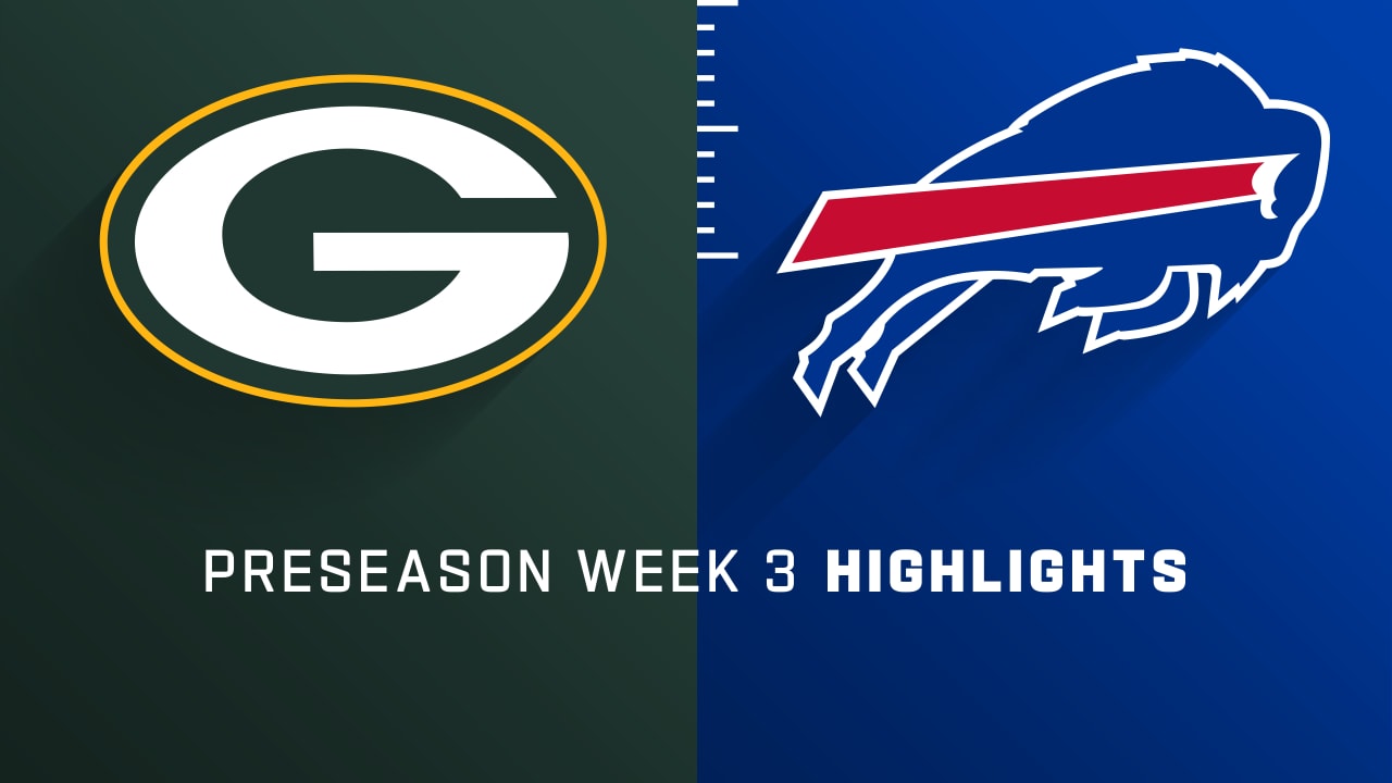 Green Bay Packers vs. Buffalo Bills  Preseason Week 3 Game Highlights 