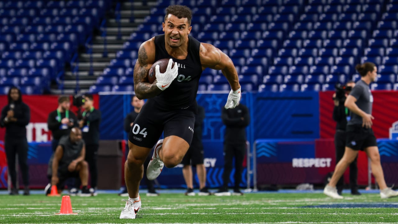 Running back Chase Brown's 2023 NFL Scouting Combine workout