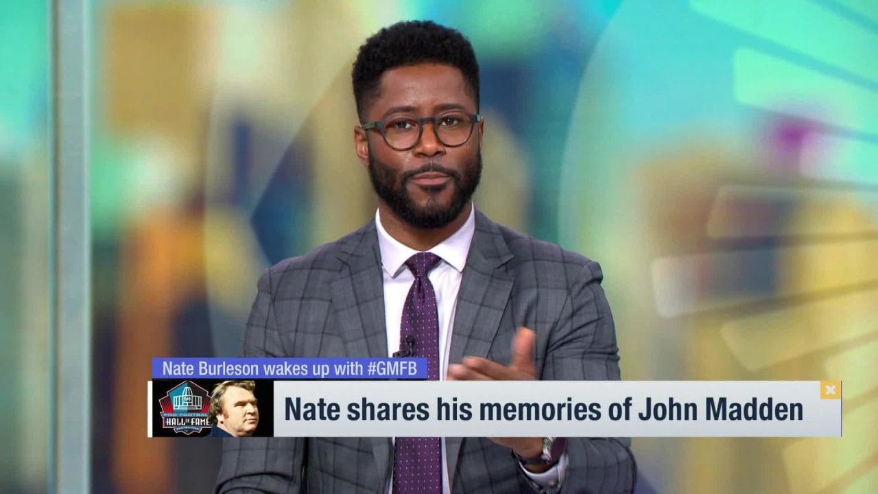 Nate Burleson Bids Emotional Farewell to 'Good Morning Football