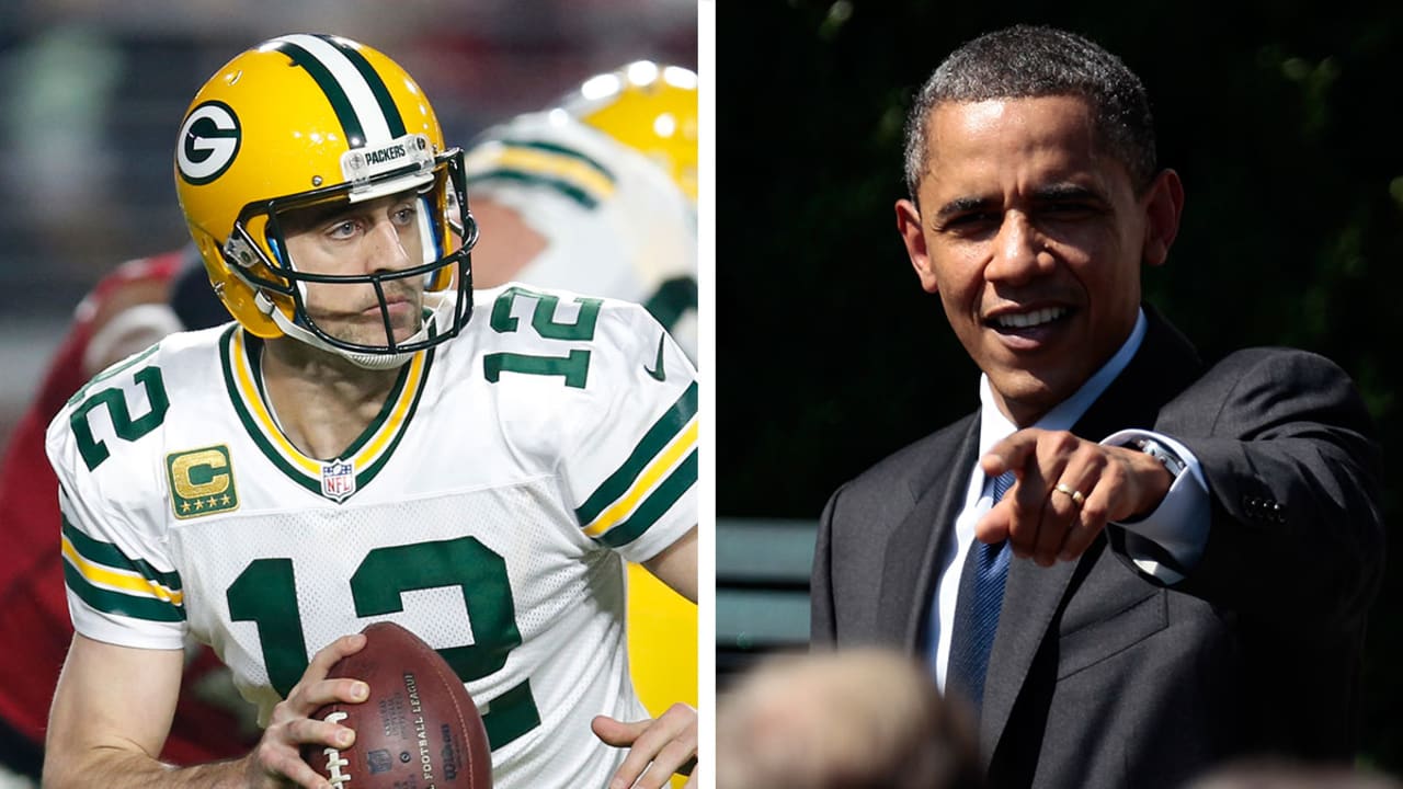 Aaron Rodgers was impressive during a round of golf with President Obama 