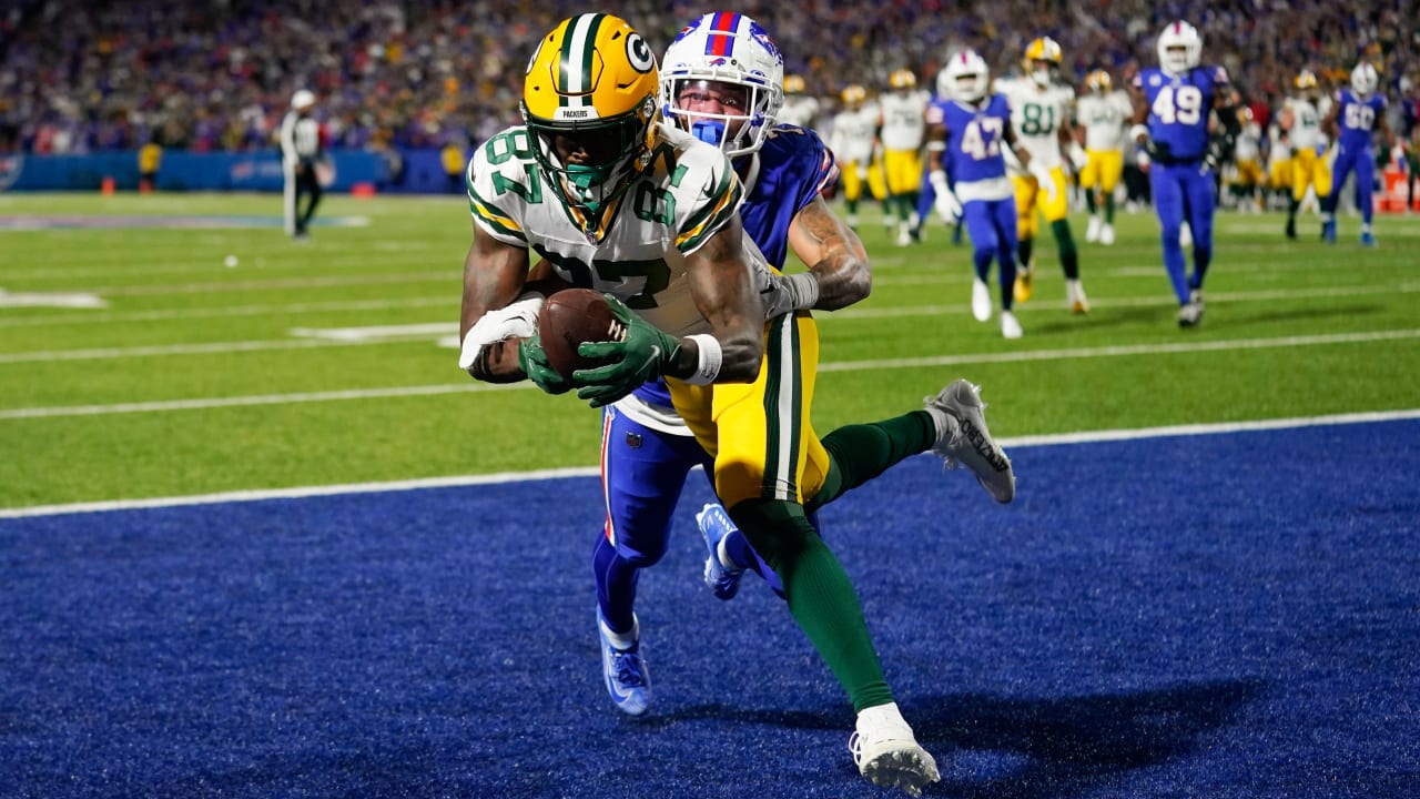 Can'tMiss Play Green Bay Packers wide receiver Romeo Doubs uses laser