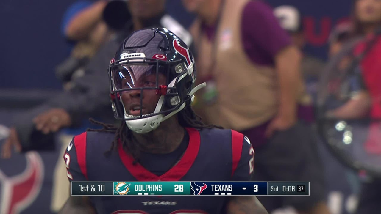 Houston Texans running back Mike Boone goes the dynamite! Texans RB