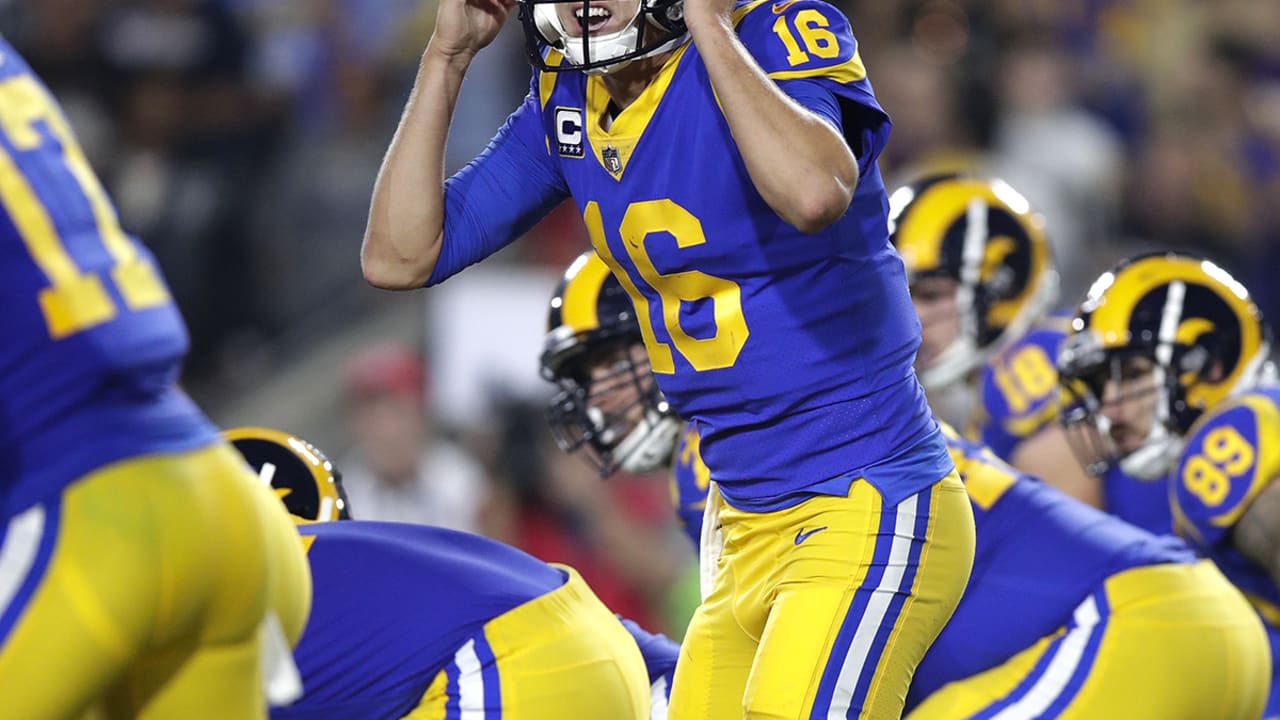 Jared Goff lights up Thursday night with five-TD game