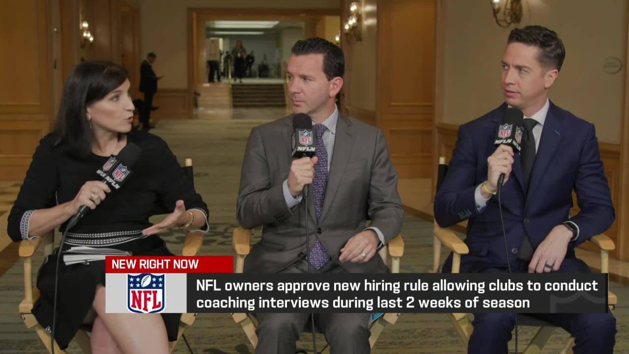 NFL Network's Judy Battista reports that NFL owners approve new hiring ...