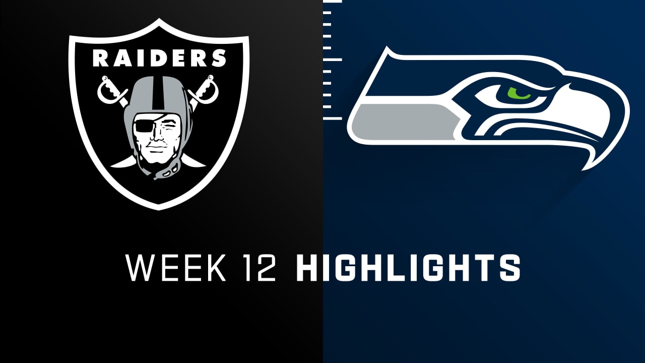 NFL Week 12: Raiders vs. Seahawks live stream, start time on