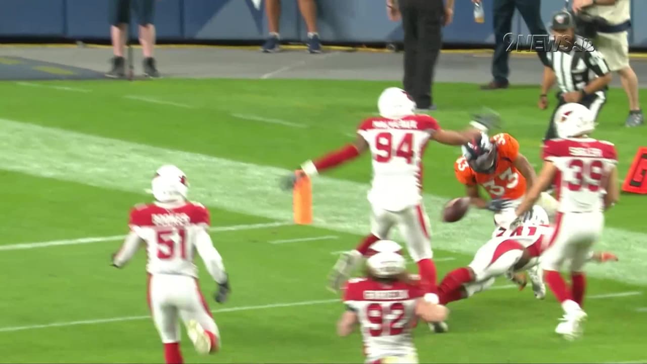 Khalfani Muhammad's 49-yard run ends with odd fumble off pylon