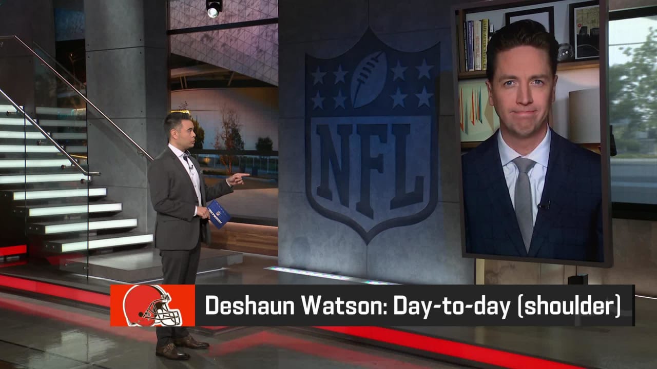 NFL Network's Tom Pelissero Cleveland Browns quarterback Deshaun Watson dealing with rotator
