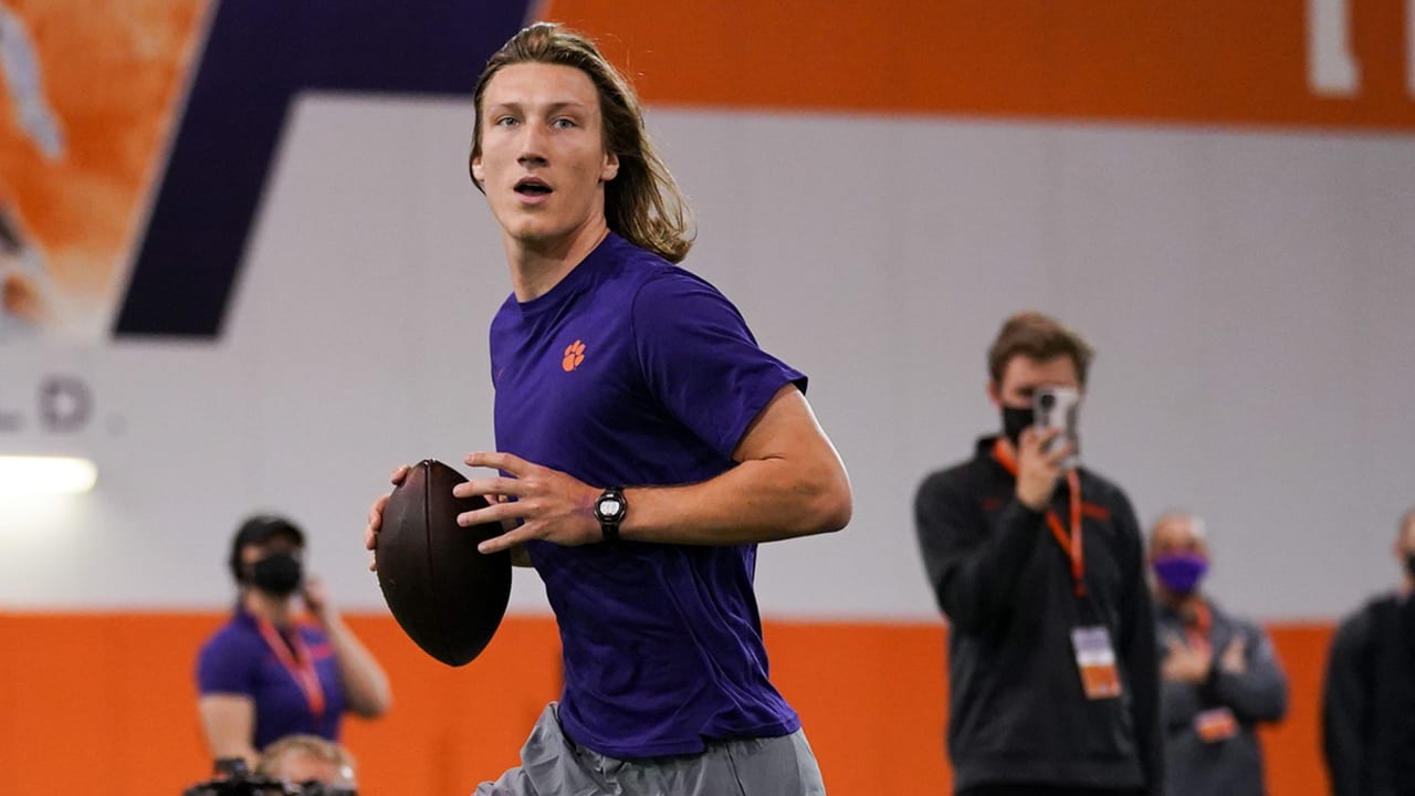 Trevor Lawrence’s first professional day came at the suggestion of Jaguars coach Urban Meyer