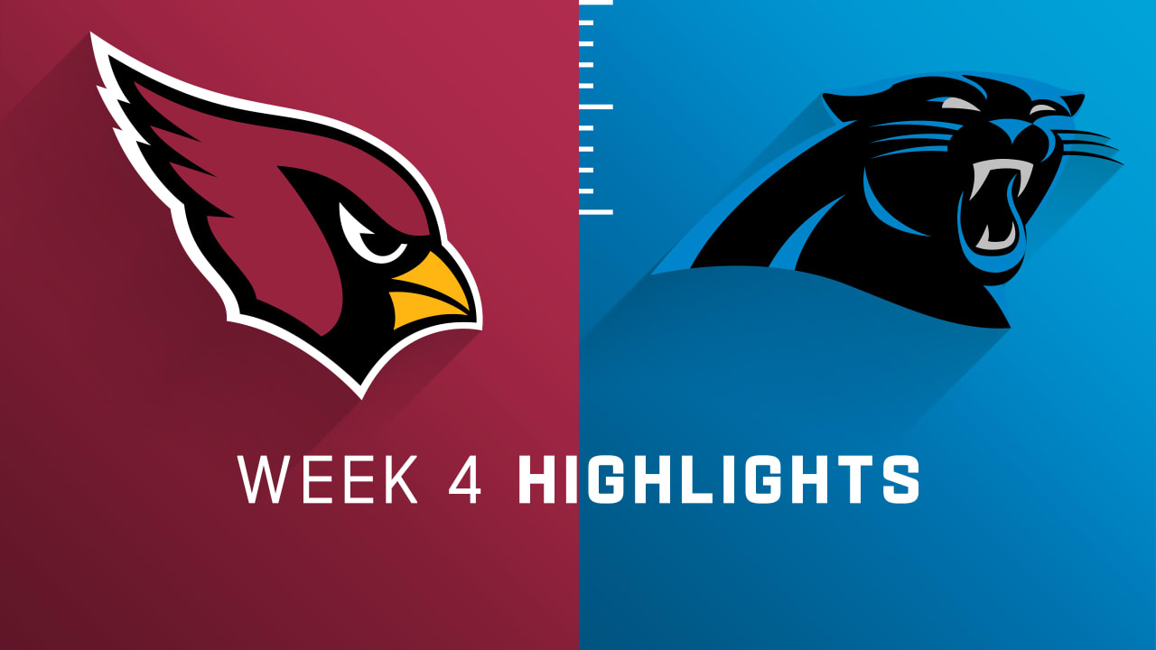 Arizona Cardinals vs. Carolina Panthers highlights