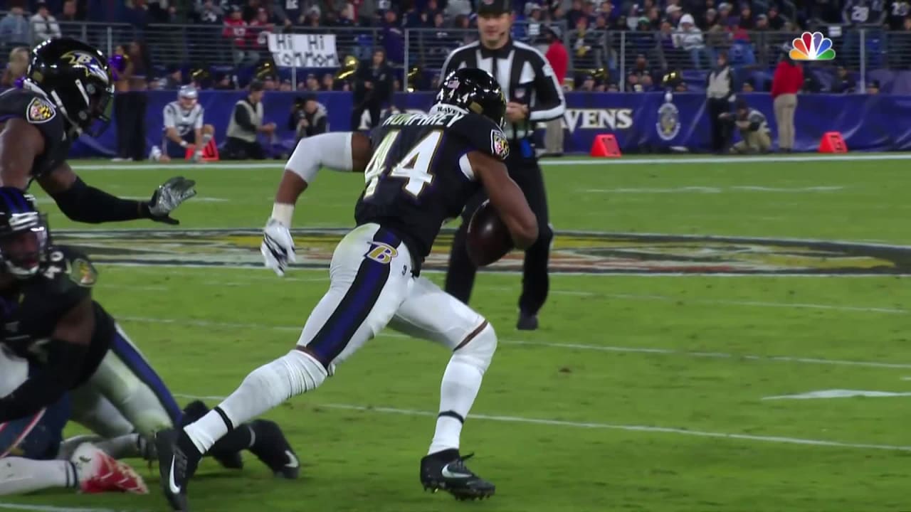 Watch: Marlon Humphrey makes Ravens history with fumble return TD