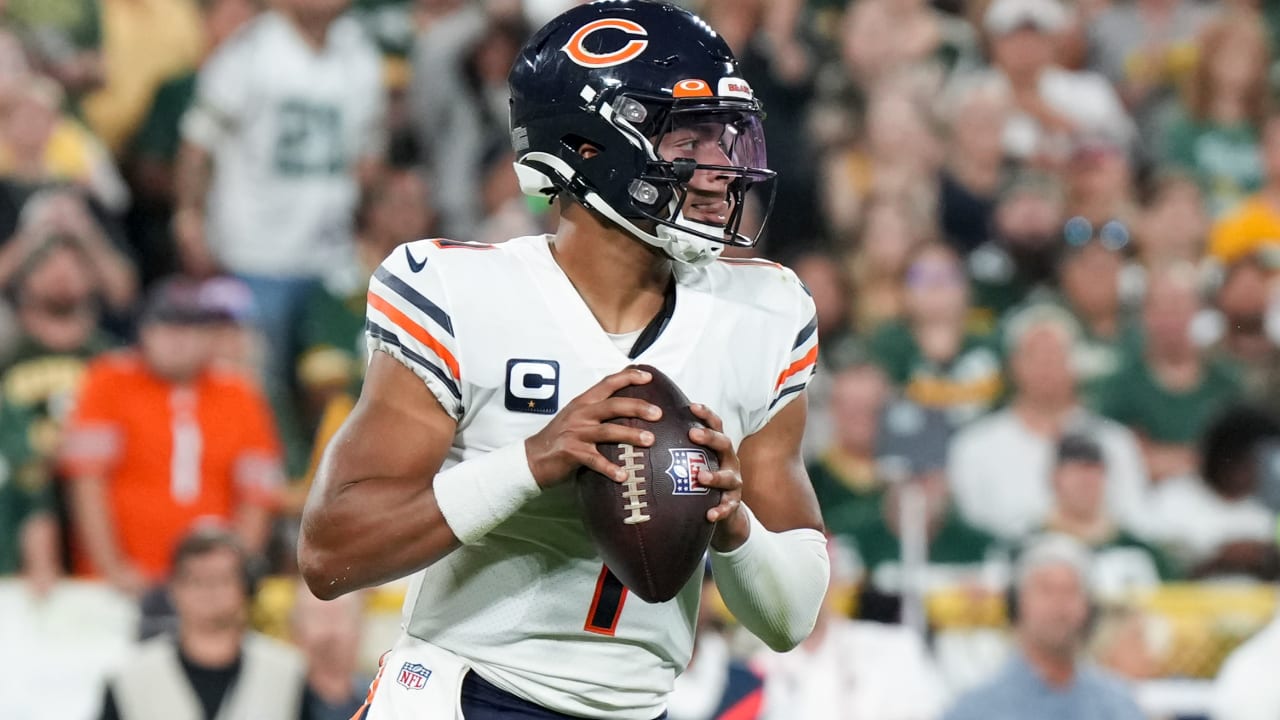 Chicago Bears tight end Ryan Griffin (84) catches a pass during warmups  before an NFL football game against the Detroit Lions in Chicago, Sunday,  Nov. 13, 2022. (AP Photo/Nam Y. Huh Stock