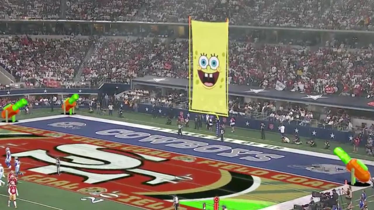 SpongeBob SquarePants Takes the Field to Help ViacomCBS Woo the NFL