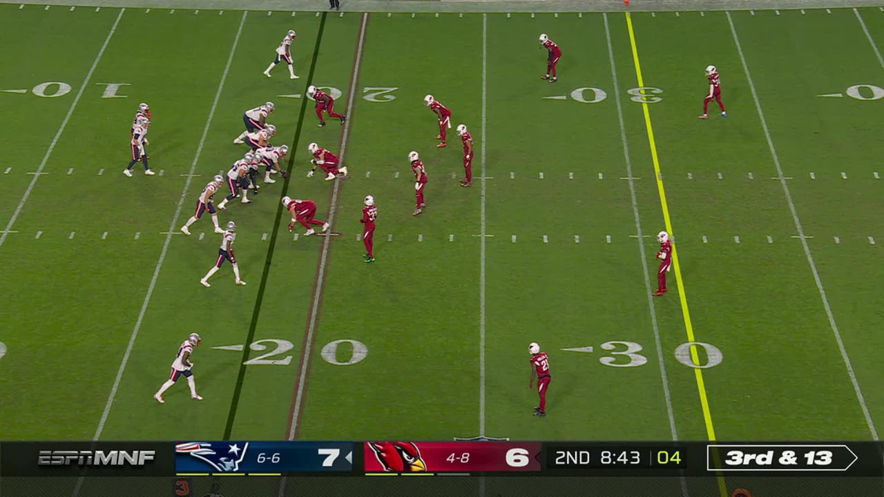 New England Patriots wide receiver Nelson Agholor's swift out route